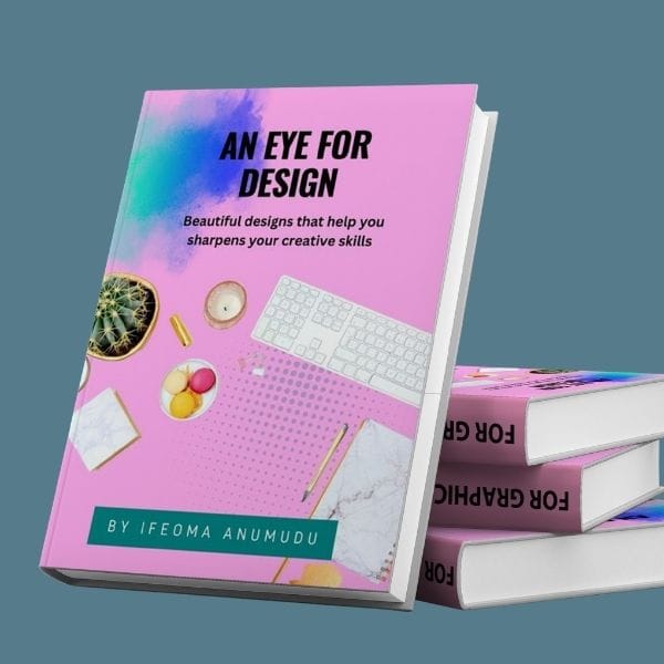 Graphic design book mockup